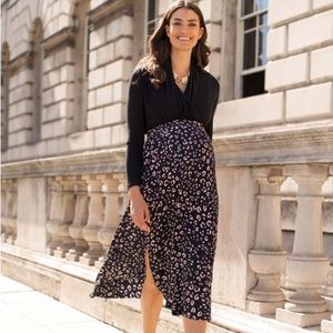 SERAPHINE Animal Print Maternity Midi Skirt